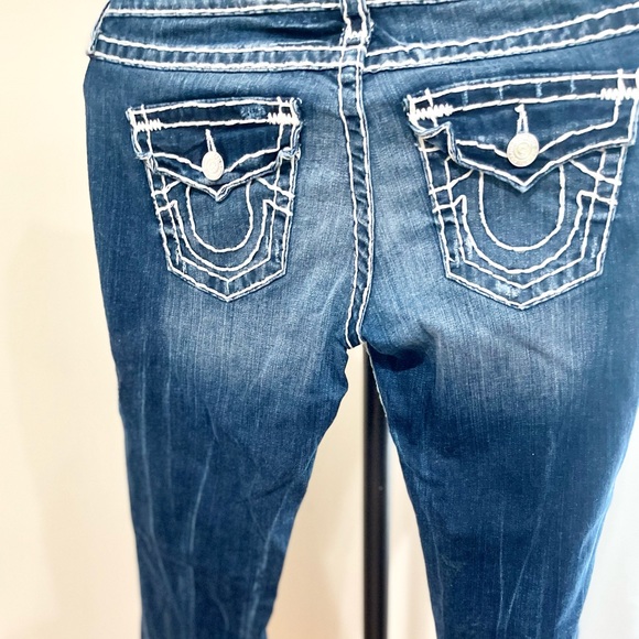 TRUE RELIGION BECCA BOOTCUT JEAN (SIZE:28) PLEASE VIEW SIZE CHART ATTACHED - Picture 5 of 6
